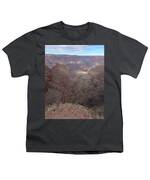 Majestic Grand Canyon Overlook Under Azure Sky Youth T-Shirt
