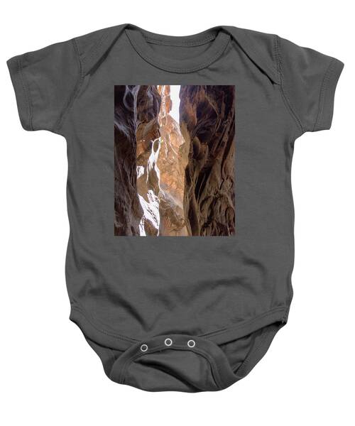Sunlit Canyon Walls In The Narrows Baby One-Piece