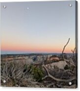 Breathtaking Canyon Sunset View Acrylic Print