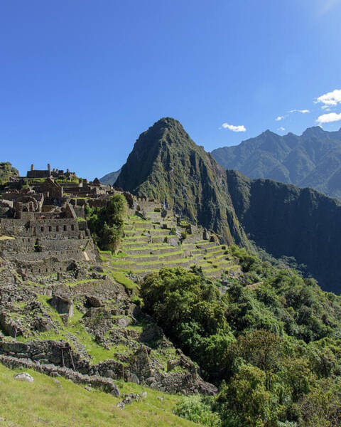 Machu Picchu In Sunlit Splendor Art Print