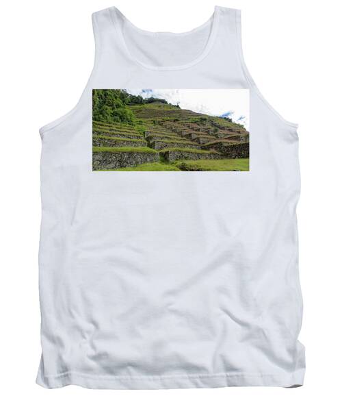 Ancient Terraces Amidst Greenery Tank Top