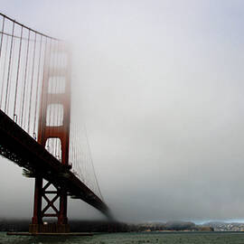 Golden Gate Bridge Disappears into Misty Fog by Brandon Wichmann