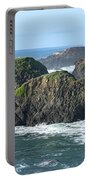 Majestic Coastal Rock Formations Portable Battery Charger