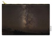 Milky Way Over Tranquil Shoreline Zip Pouch
