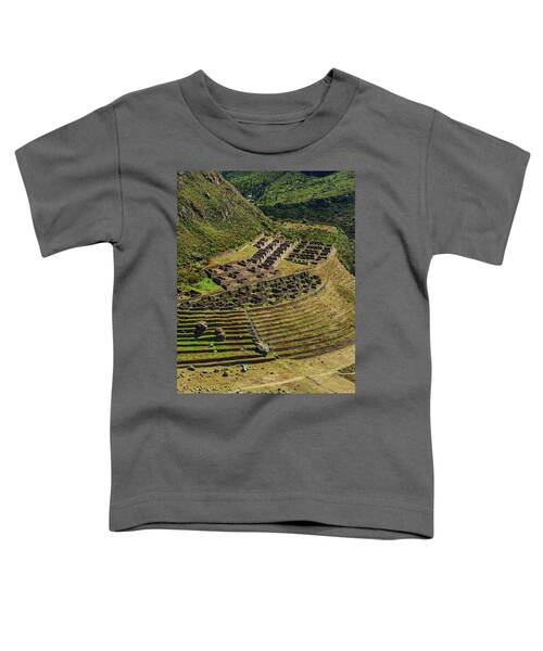Ancient Terraces And Ruins In Andes Mountains Toddler T-Shirt