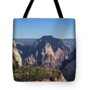 Majestic Mountain Range View Tote Bag by Brandon Wichmann