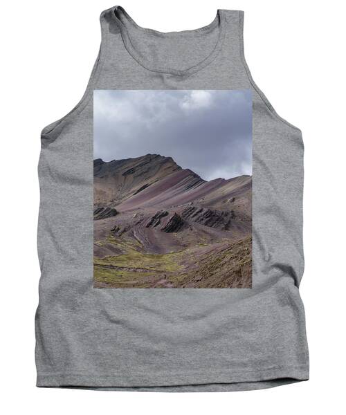 Majestic Andean Mountainscape With Colorful Striations Tank Top
