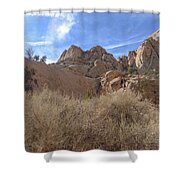 Desert Cliffs In Capitol Reef National Park Shower Curtain