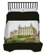 Majestic Castle On Hill Duvet Cover