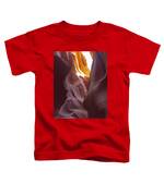 Curves Of Sunlit Antelope Canyon Walls Toddler T-Shirt