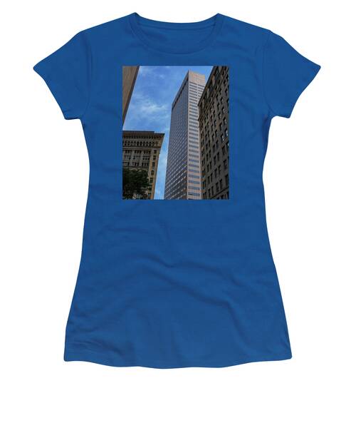 Skyscrapers Against Blue Sky Women's T-Shirt
