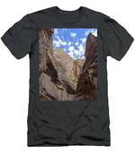 Majestic Canyon Sky View In The Narrows T-Shirt