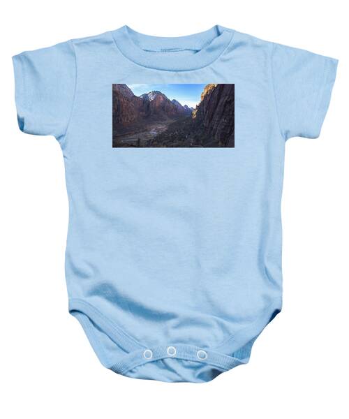 Breathtaking Valley Vista In Zion National Park Baby One-Piece