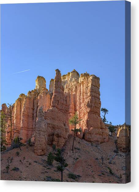 Majestic Sandstone Formations of Bryce Canyon National Park Canvas Art Print by Brandon Wichmann