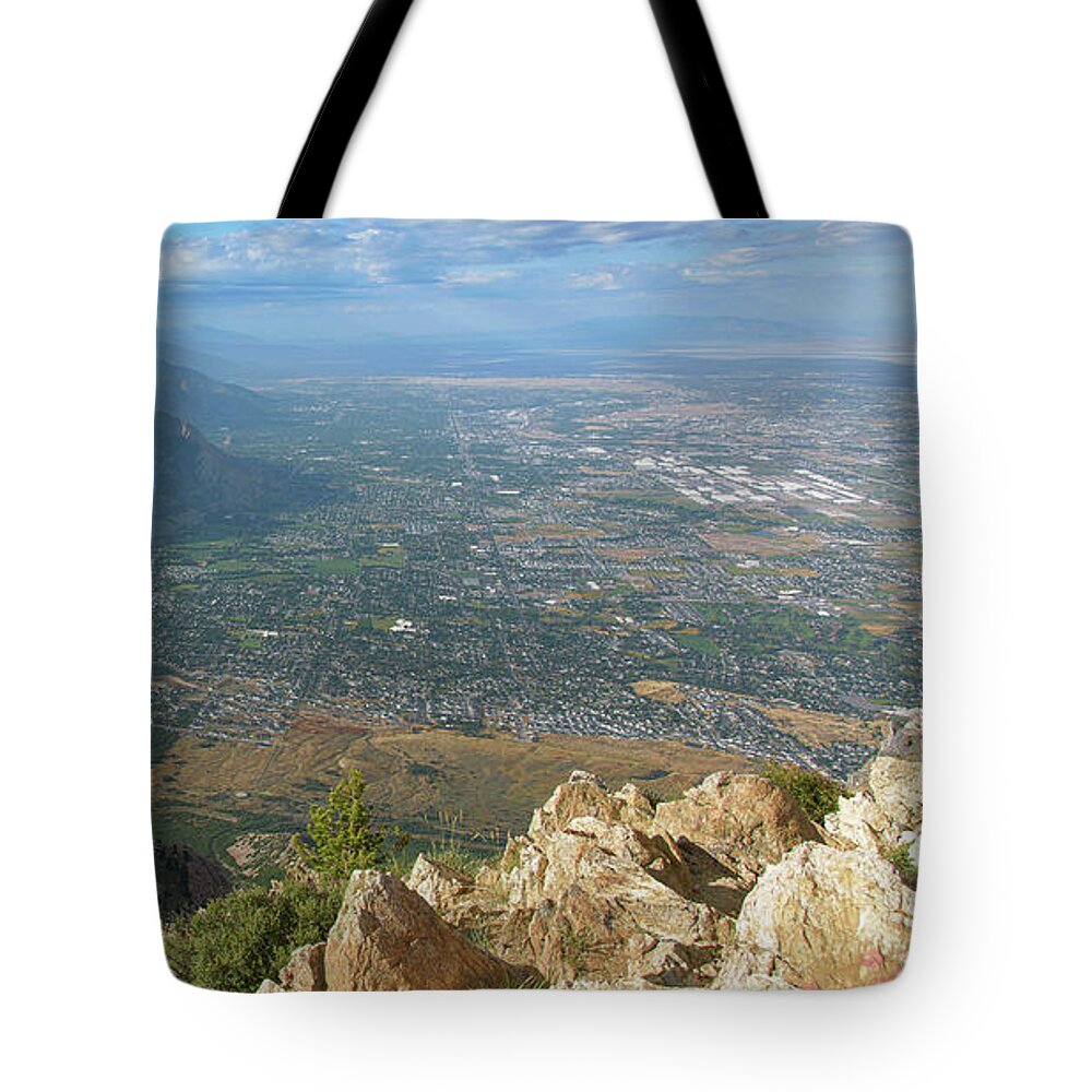 Expansive View From Ben Lomond Summit Tote Bag