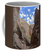 Majestic Canyon Sky View In The Narrows Coffee Mug