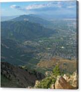 Expansive View From Ben Lomond Summit Canvas Print