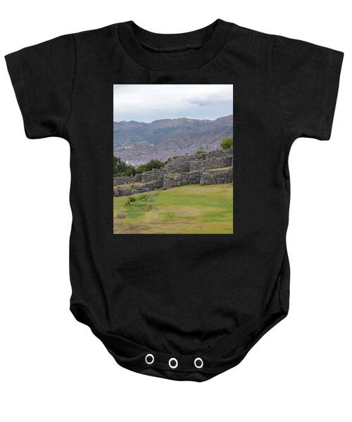 Saqsaywaman Incan Ruin In Cusco Peru Baby One-Piece