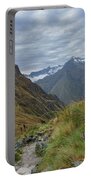Trail Through Majestic Mountain Landscape To Dead Woman's Pass Portable Battery Charger