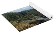 Serene Coastal Cliffs at Dawn Yoga Mat