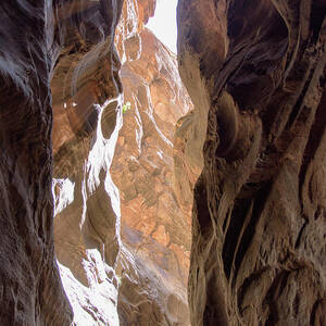 Sunlit Canyon Walls in The Narrows by Brandon Wichmann