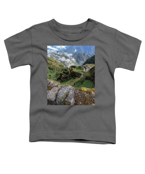 Misty Mountain Pathway Of The Inca Trail Toddler T-Shirt