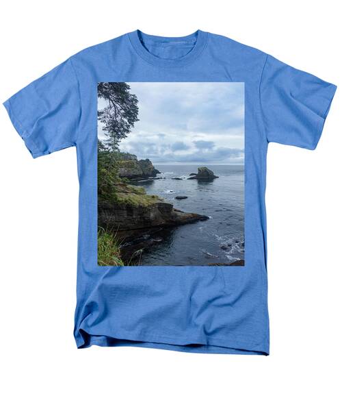 Rugged Coastal Landscape with Cliffs Men's T-Shirt  (Regular Fit)