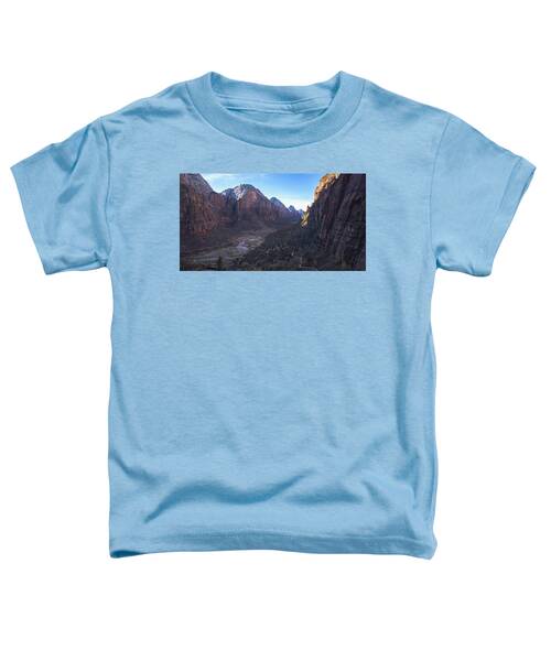 Breathtaking Valley Vista In Zion National Park Toddler T-Shirt