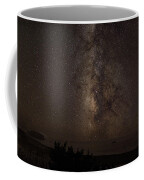 Milky Way Over Tranquil Shoreline Coffee Mug