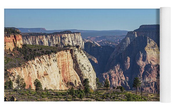 Majestic Mountain Range View Yoga Mat by Brandon Wichmann