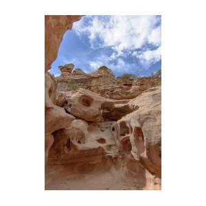 Majestic Rock Formations in Capitol Reef National Park by Brandon Wichmann