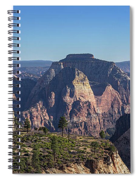 Majestic Mountain Range View Spiral Notebook by Brandon Wichmann