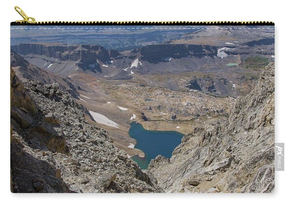 Breathtaking Middle Teton Mountain View Zip Pouch