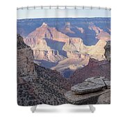 Majestic Grand Canyon Vista At Sunset Shower Curtain