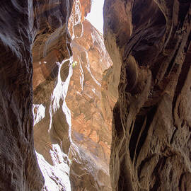 Sunlit Canyon Walls in The Narrows