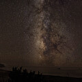 Milky Way Over Tranquil Shoreline by Brandon Wichmann