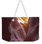 Curves Of Sunlit Antelope Canyon Walls Weekender Tote Bag