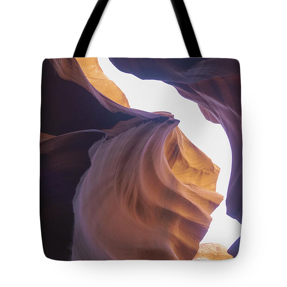 Antelope Canyon Curves And Light Play Tote Bag
