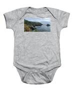 Serene Coastal Cliffs at Dawn Baby One-Piece