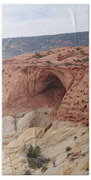 Natural Arch In Desert Landscape Beach Towel