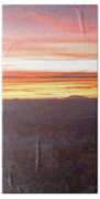 Serene Mountain Sunrise In Bryce Canyon National Park Bath Towel