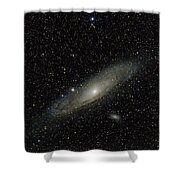 Vastness Of The Andromeda Galaxy Shower Curtain