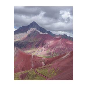 Majestic Colorful Andes Mountain by Brandon Wichmann Majestic Colorful Andes Mountain by Brandon Wichmann