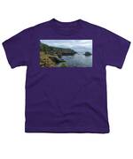 Serene Coastal Cliffs at Dawn Youth T-Shirt