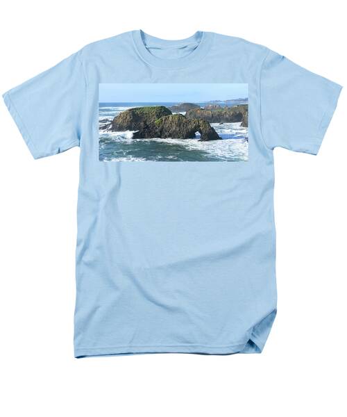Majestic Coastal Rock Formations Men's T-Shirt  (Regular Fit)