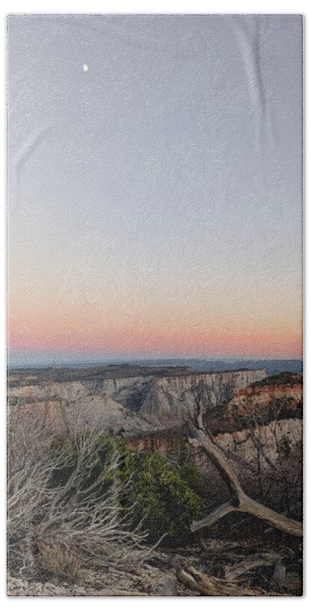 Breathtaking Canyon Sunset View Hand Towel