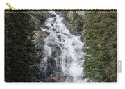 Waterfall Amidst Forest Landscape Zip Pouch
