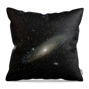 Vastness Of The Andromeda Galaxy Throw Pillow