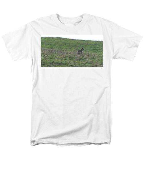 Bobcat in Point Reyes Men's T-Shirt  (Regular Fit) by Brandon Wichmann