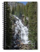 Waterfall Amidst Forest Landscape Spiral Notebook